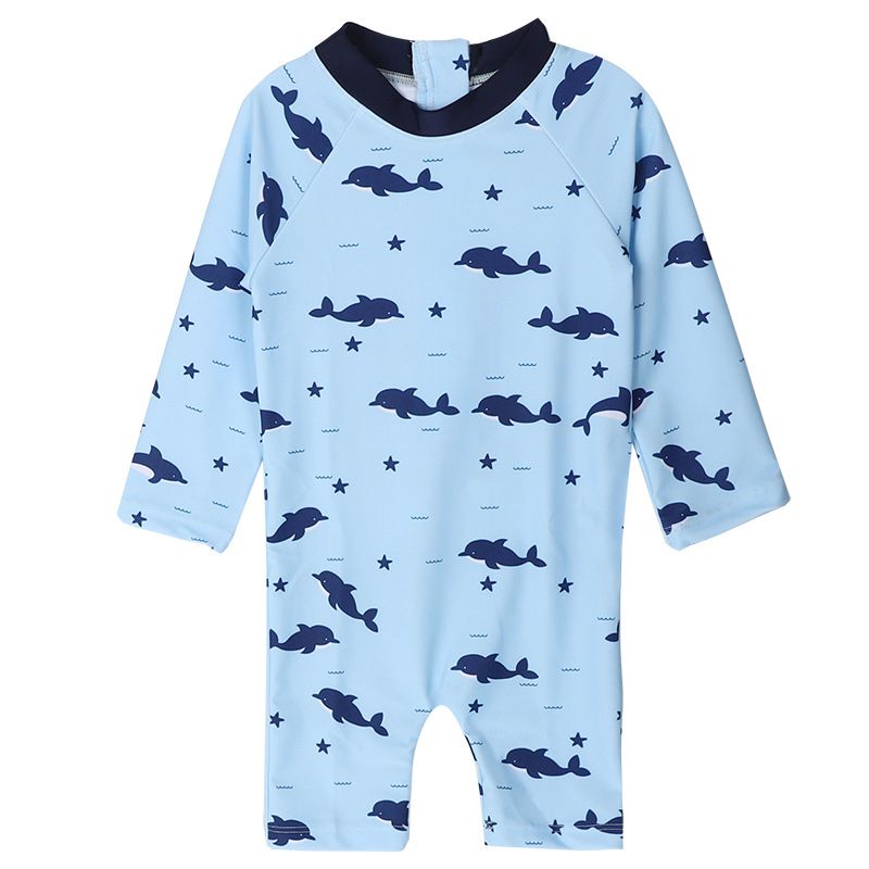 Dolphin Baby Swimsuit Children's Print UV Bathing Suit Boys