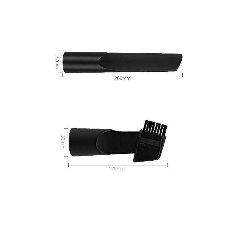 Suitable for beautiful household vacuum cleaner accessories brush brush head square bristle brush suction head set universal inner diameter 32
