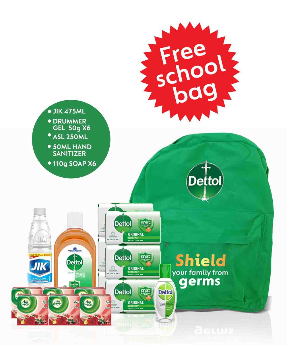 Hygiene Combo + Free School Bag