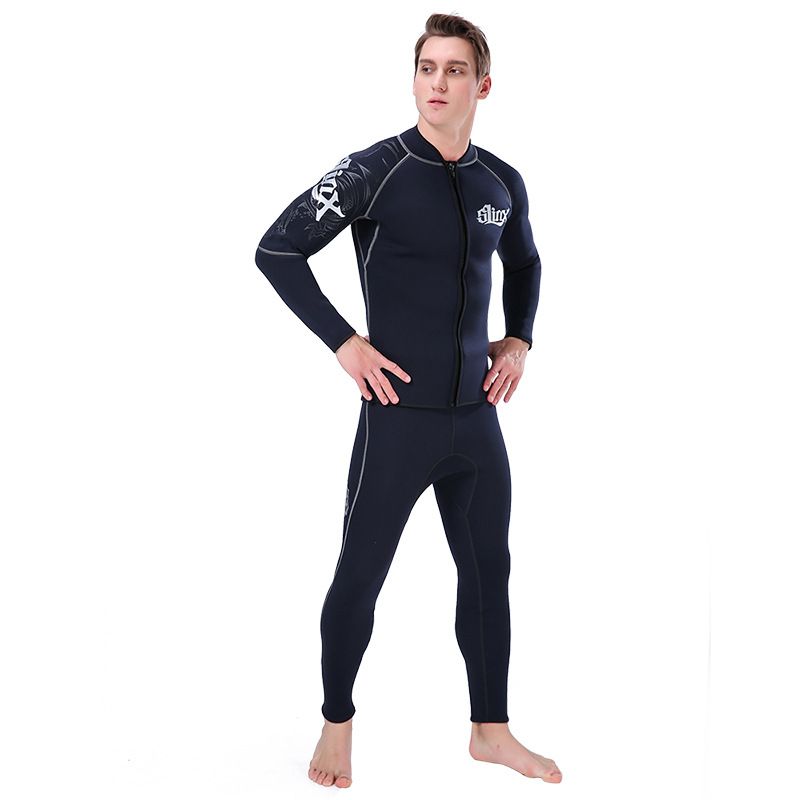 Wetsuit Top & Bottom 5mm SCR Long Sleeve Neopren Wetsuit