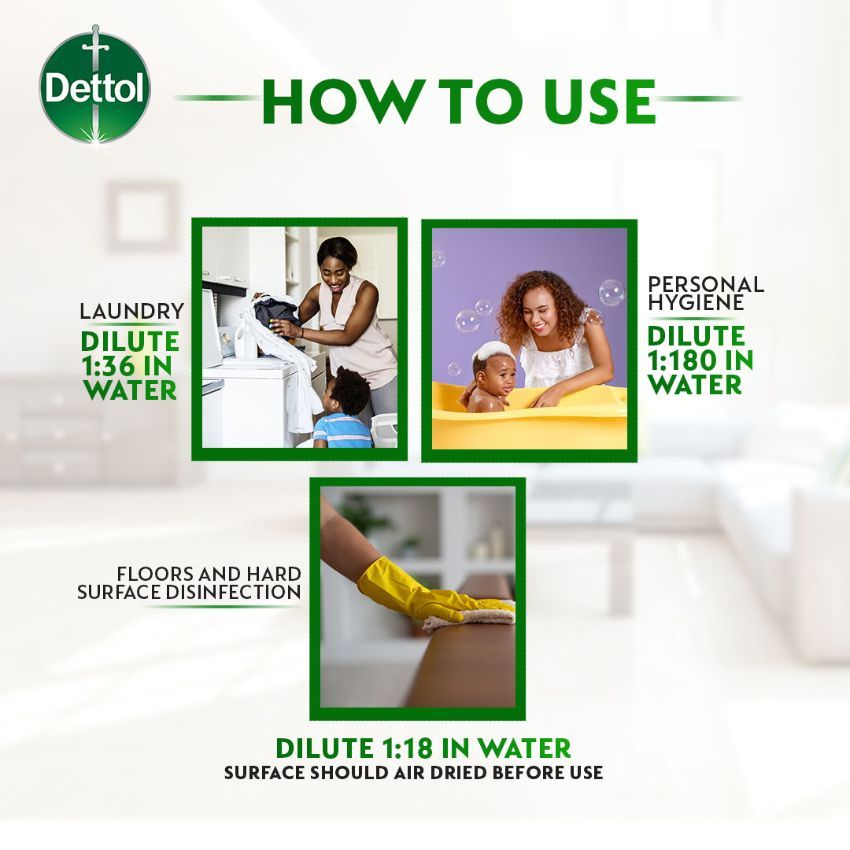 Antiseptic Liquid Disinfectant 1 Litre (Dettol)