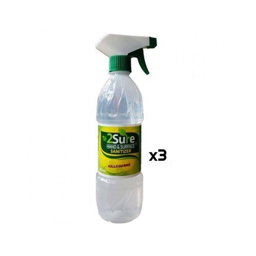 Hand And Surface Sanitizer (500ml)- 3Pcs