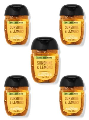 Sunshine & Lemons PocketBac Hand Sanitizer, 5-Pack