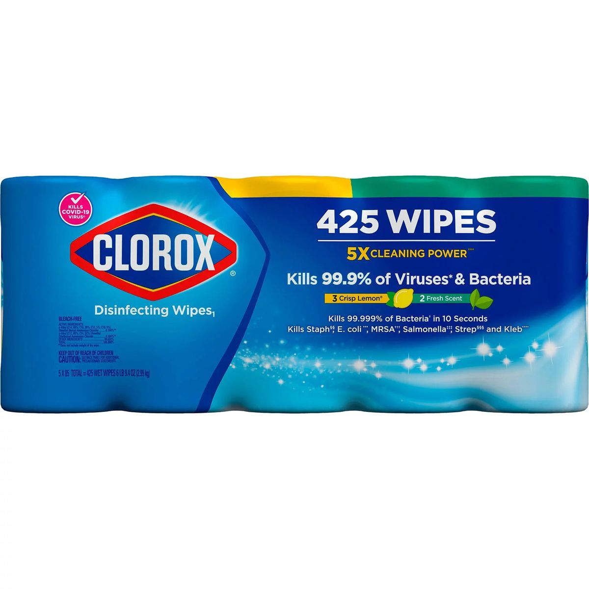 Disinfecting Wipes Variety Pack - 5 Packs X 78 Wipes