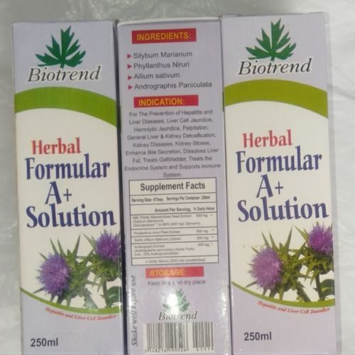 Formular A 100% Cure 4 Hepatitis &Liver Disease X 3