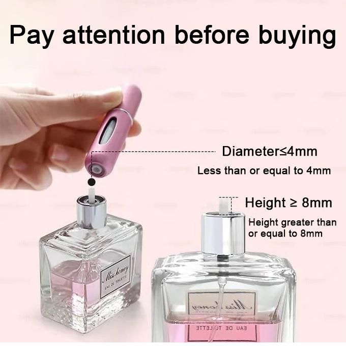 4 Pcs Portable Mini Refillable Sprayer Atomizer Bottle Travel Accessory