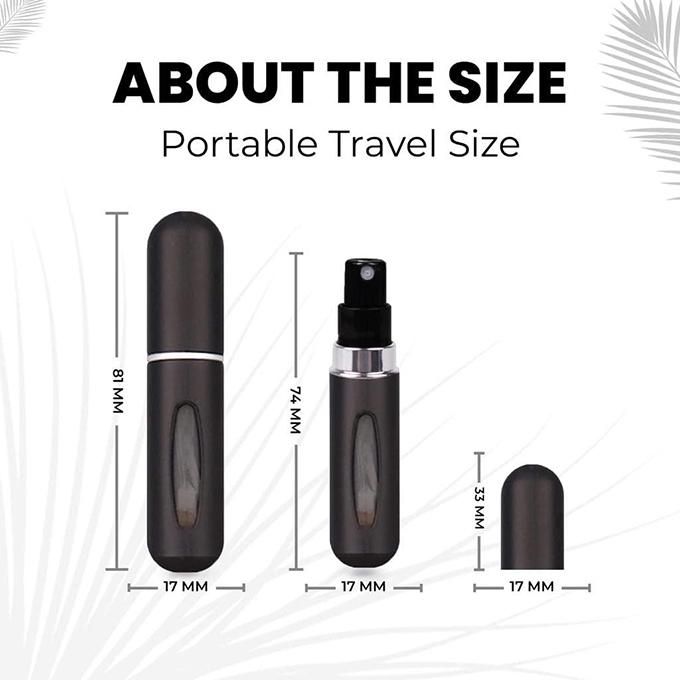 4 Pcs Portable Mini Refillable Sprayer Atomizer Bottle Travel Accessory