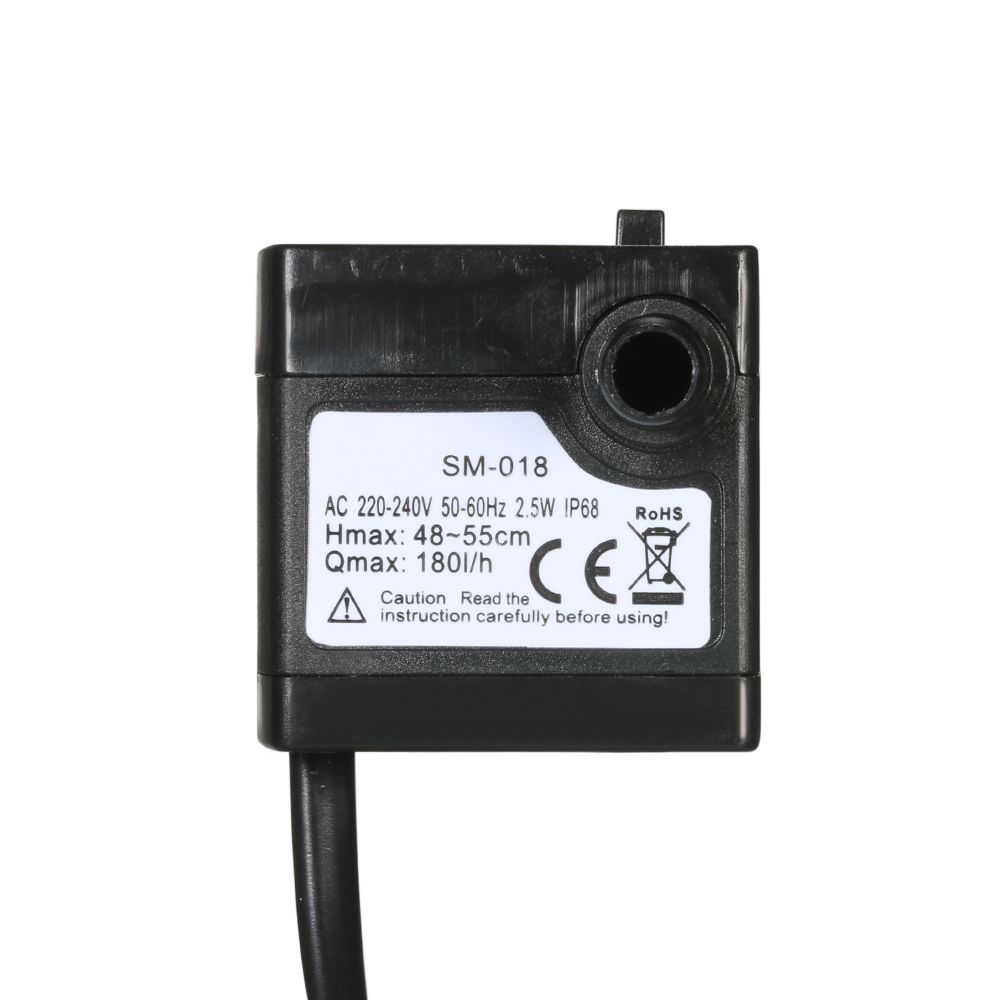 180L/H 2.5W Submersible Water Pump For Aquarium Tabletop