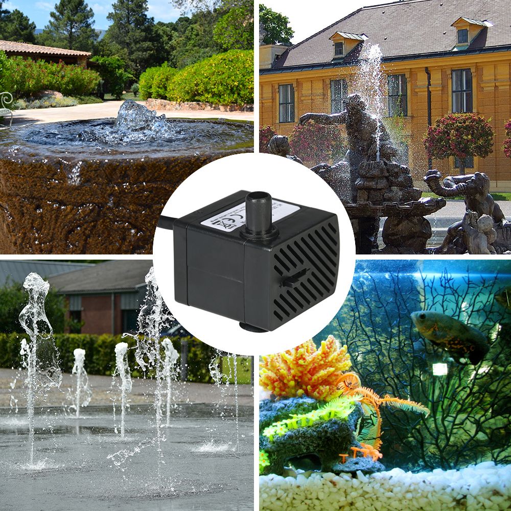 180L/H 2.5W Submersible Water Pump For Aquarium Tabletop