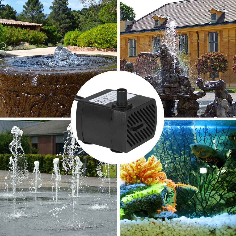280L/H 4W Submersible Water Pump For Aquarium Tabletop
