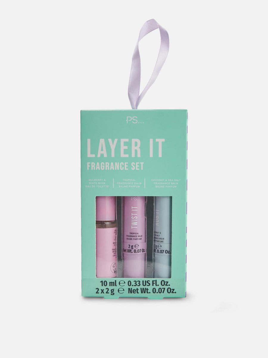 PS... Layer It Fragrance Set Spray & Two Scented Balms