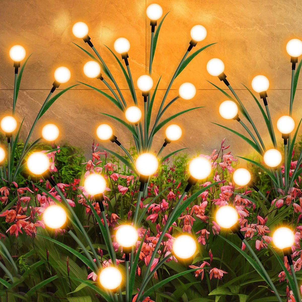 Waterproof Garden Lights Solar Firefly Lights Waterproof for Garden