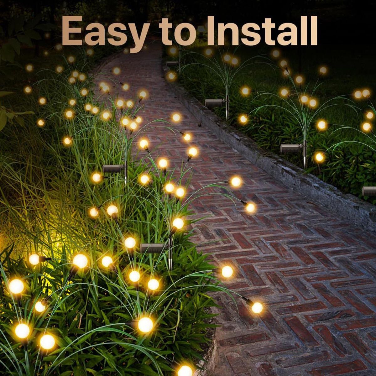Waterproof Garden Lights Solar Firefly Lights Waterproof for Garden