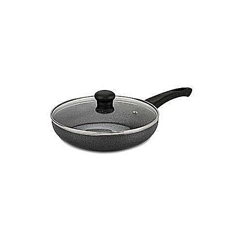 Quality Non Stick Frying Pan With Glass Cover 26CM