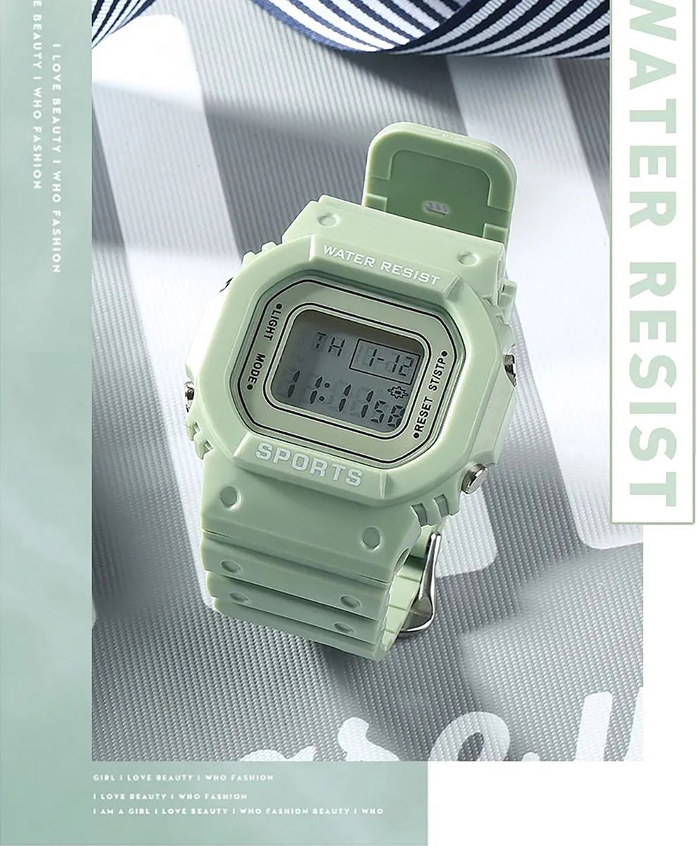 Ins Net Red Hot-selling Student Casual Cute Multifunctional Waterproof Luminous Electronic Watches