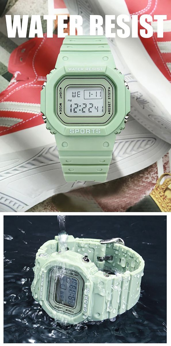 Ins Net Red Hot-selling Student Casual Cute Multifunctional Waterproof Luminous Electronic Watches