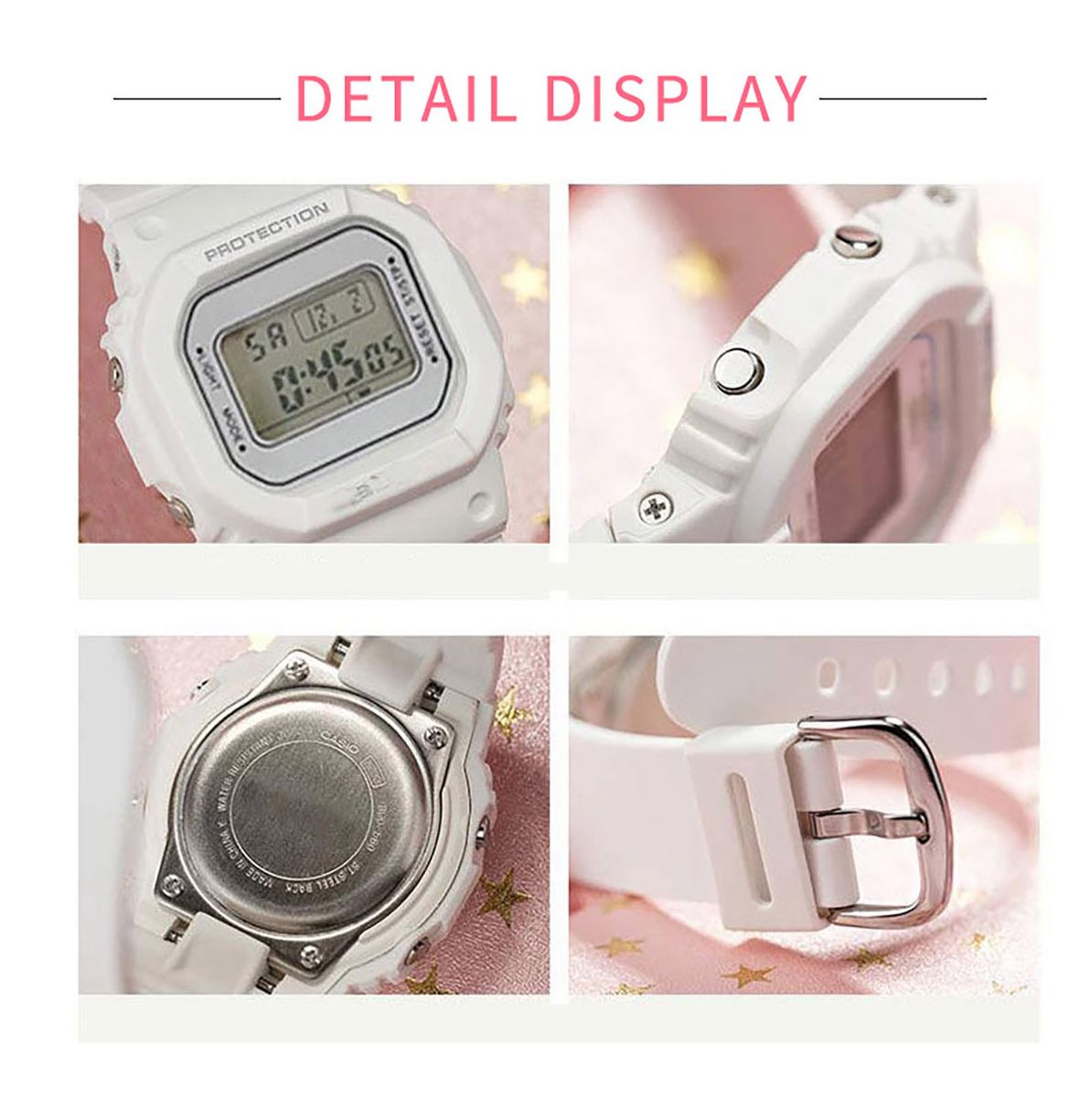 Ins Net Red Hot-selling Student Casual Cute Multifunctional Waterproof Luminous Electronic Watches