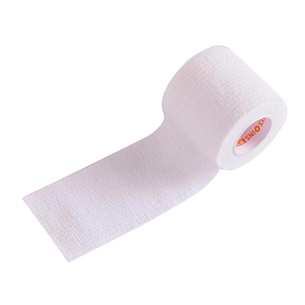 5cm Sports Cohesive Flexible  Self Adhesive Elastic Tape White