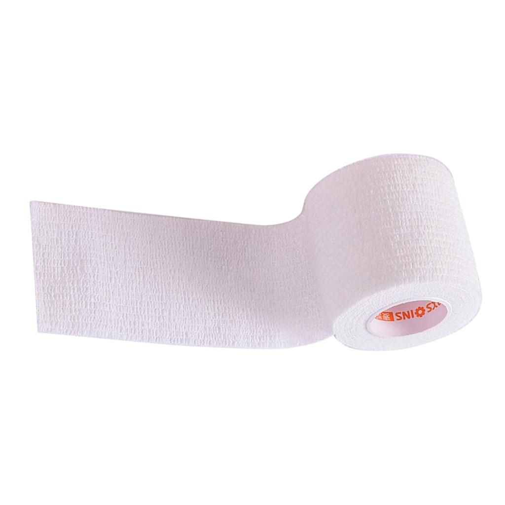 5cm Sports Cohesive Flexible  Self Adhesive Elastic Tape White