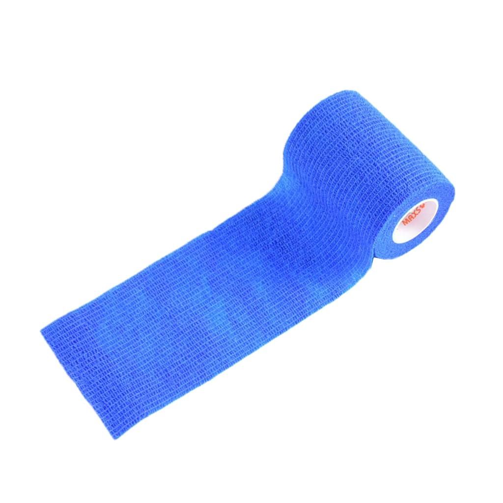 Self Adhesive Cohesive Wrap Bandage Tape For Wrist Ankle Sprains Blue