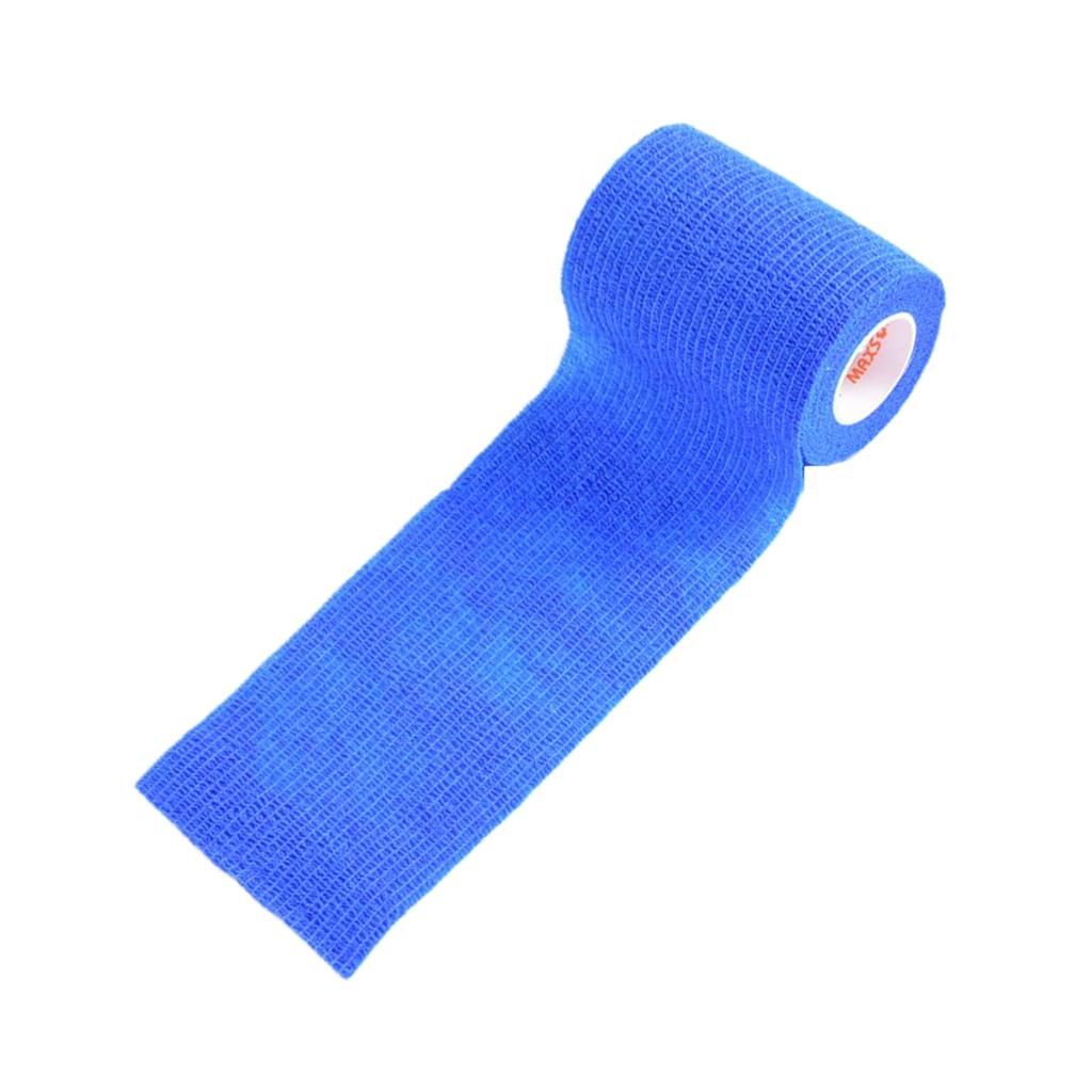 Self Adhesive Cohesive Wrap Bandage Tape For Wrist Ankle Sprains Blue