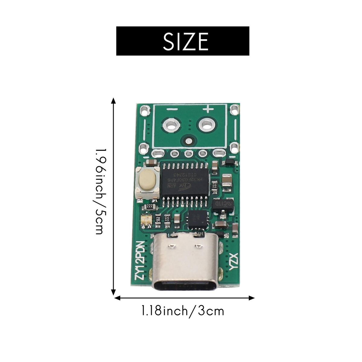 USB-C PD2030 to DC Converter Power Supply Module Decoy Fast Charge Trigger Poll Polling Detector TesterZY12PDN