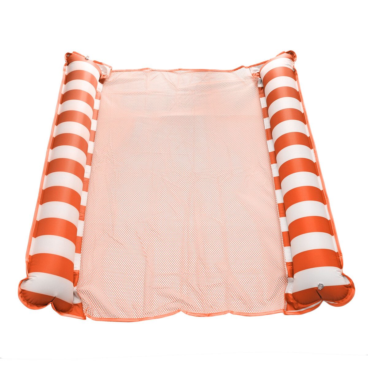 Inflatable Water Hammock Floating Bed Sports Air Mattress Lounge Chair DrifterS Orange-Double