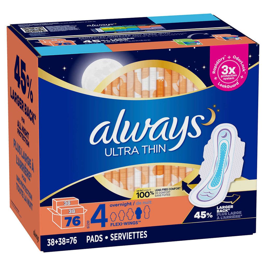 Ultra Thin 3X Protection SIZE 4 - 76 Count