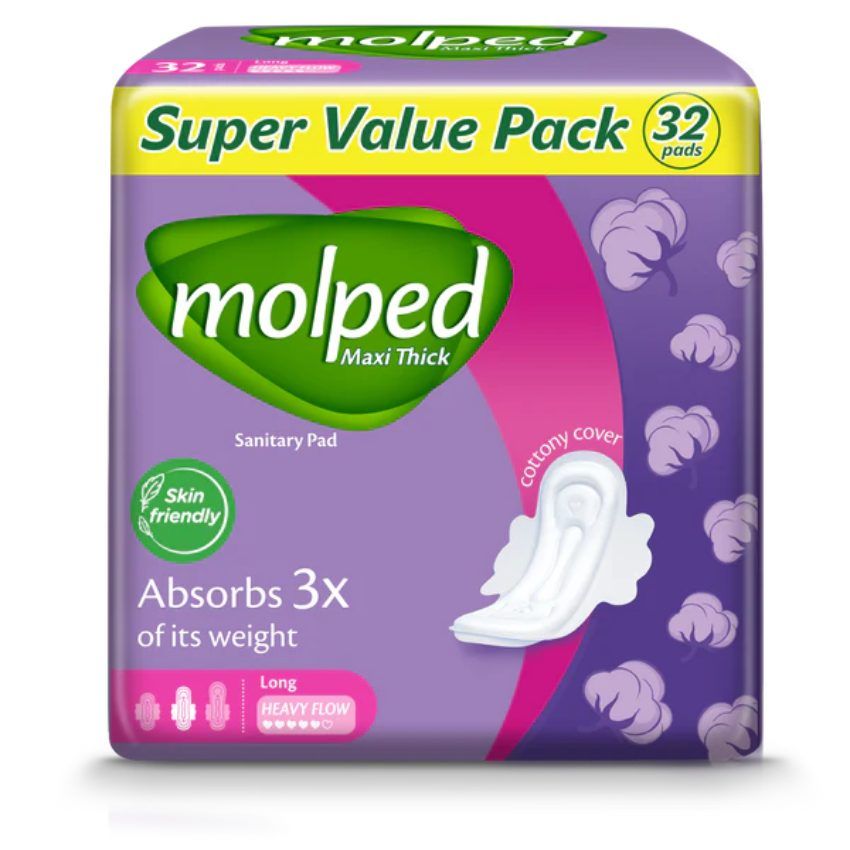 Maxi Thick Sanitary Pad Super Valued Pack (32Pads)