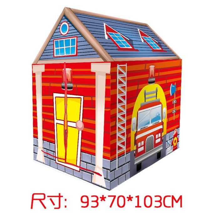 Kids Fire Control Themed Tent Playhouse Indoor Outdoor   Up Play Tent
