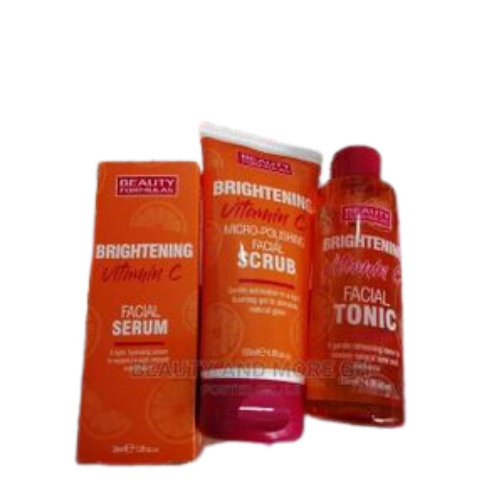 Brightening Vitamin C Toner+Serum+Scrub
