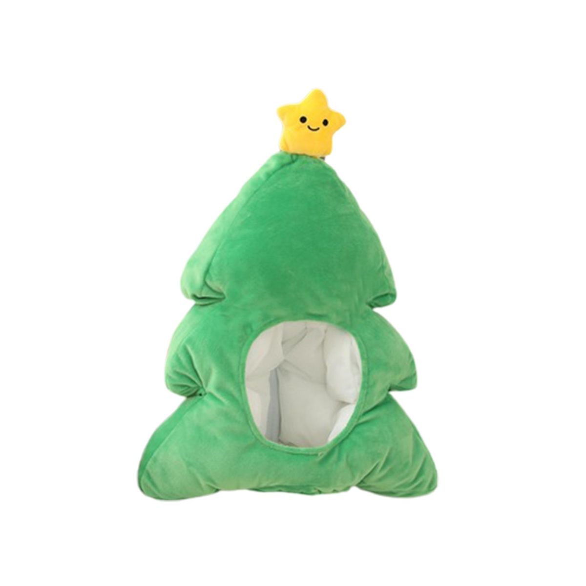 Christmas Tree Hat Plush Headdress Photography Cosplay Props Green