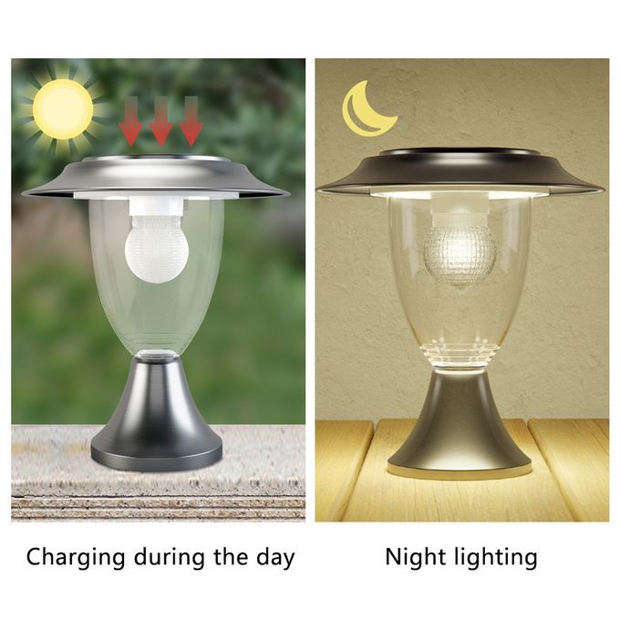 Solar Wall Light Remote Control White & Color Changing