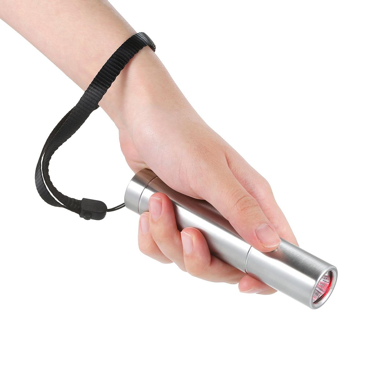 Red Light Therapy Device 630nm 660nm 850nm Mini Portable LED Therapy Light Flashlight Type Battery Operated for Waist Shoulder Back Joint Muscle Knees Hands Pain Relief