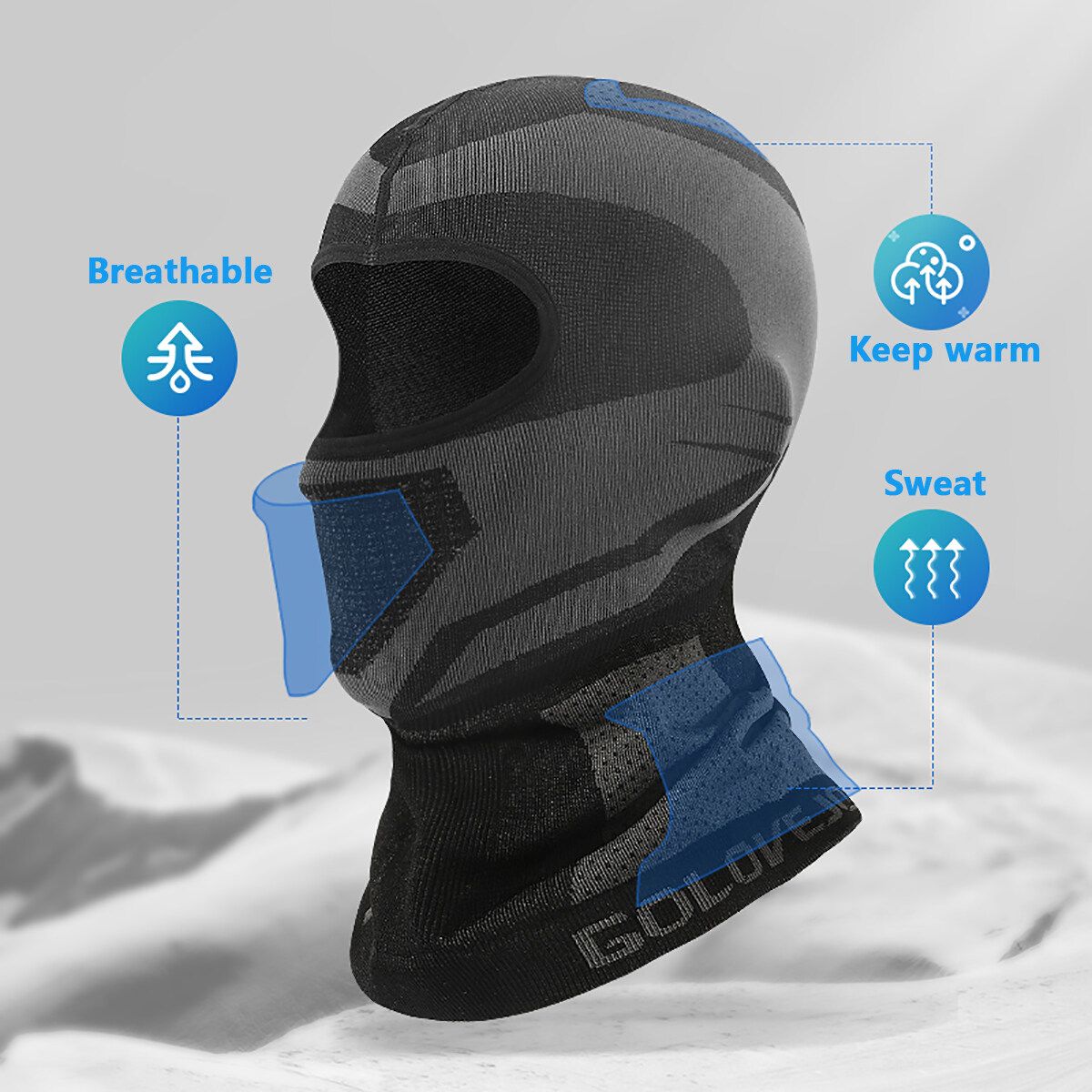 Winter Full Face Neck Maask Hat Balaclava Warmer Cover Warm Ski Motorbike Outdoor