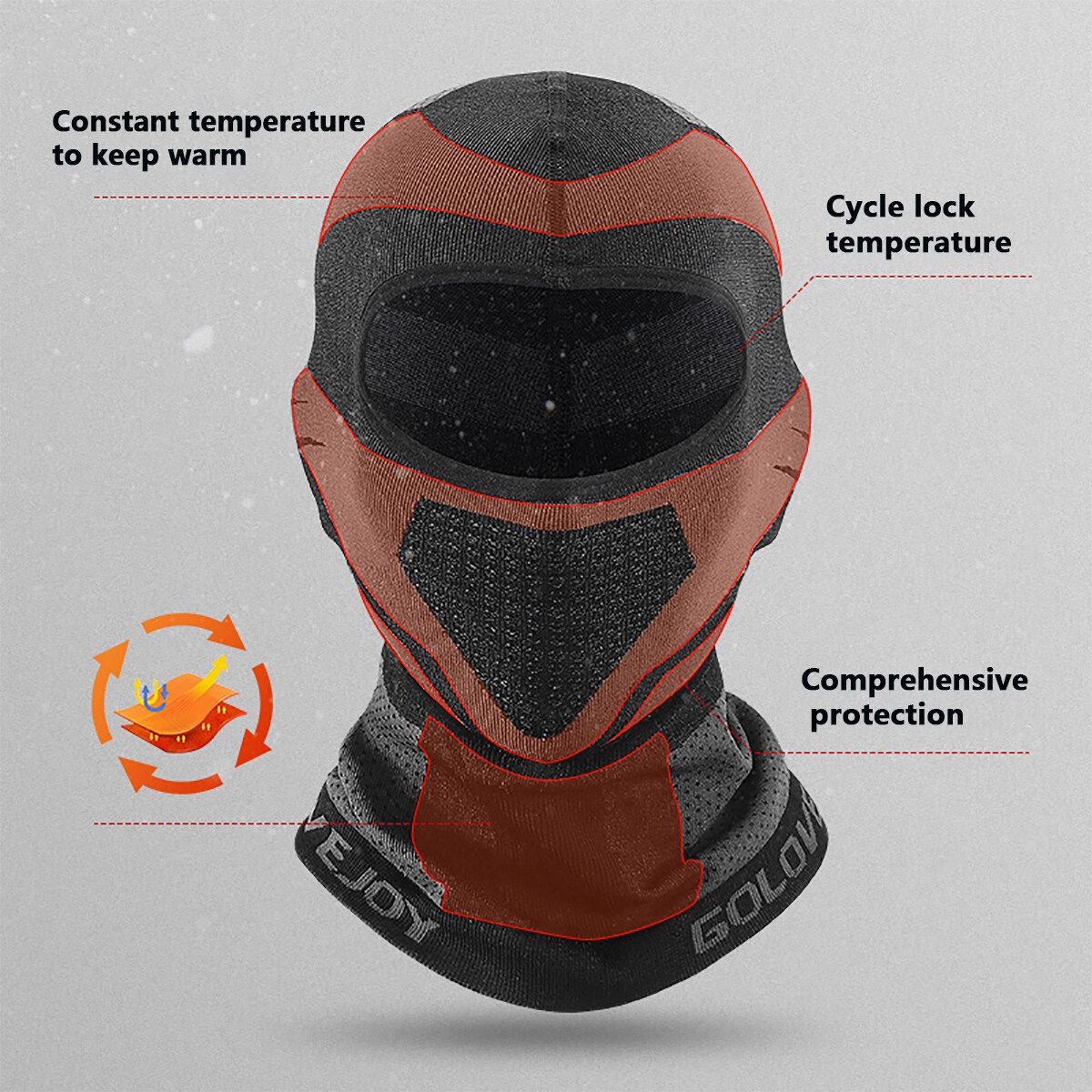 Winter Full Face Neck Maask Hat Balaclava Warmer Cover Warm Ski Motorbike Outdoor