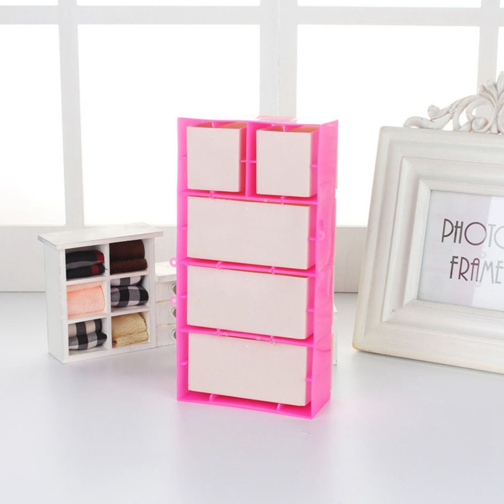 Baby Toys Wardrobe Doll Closet Barbie Cabinet For Printing