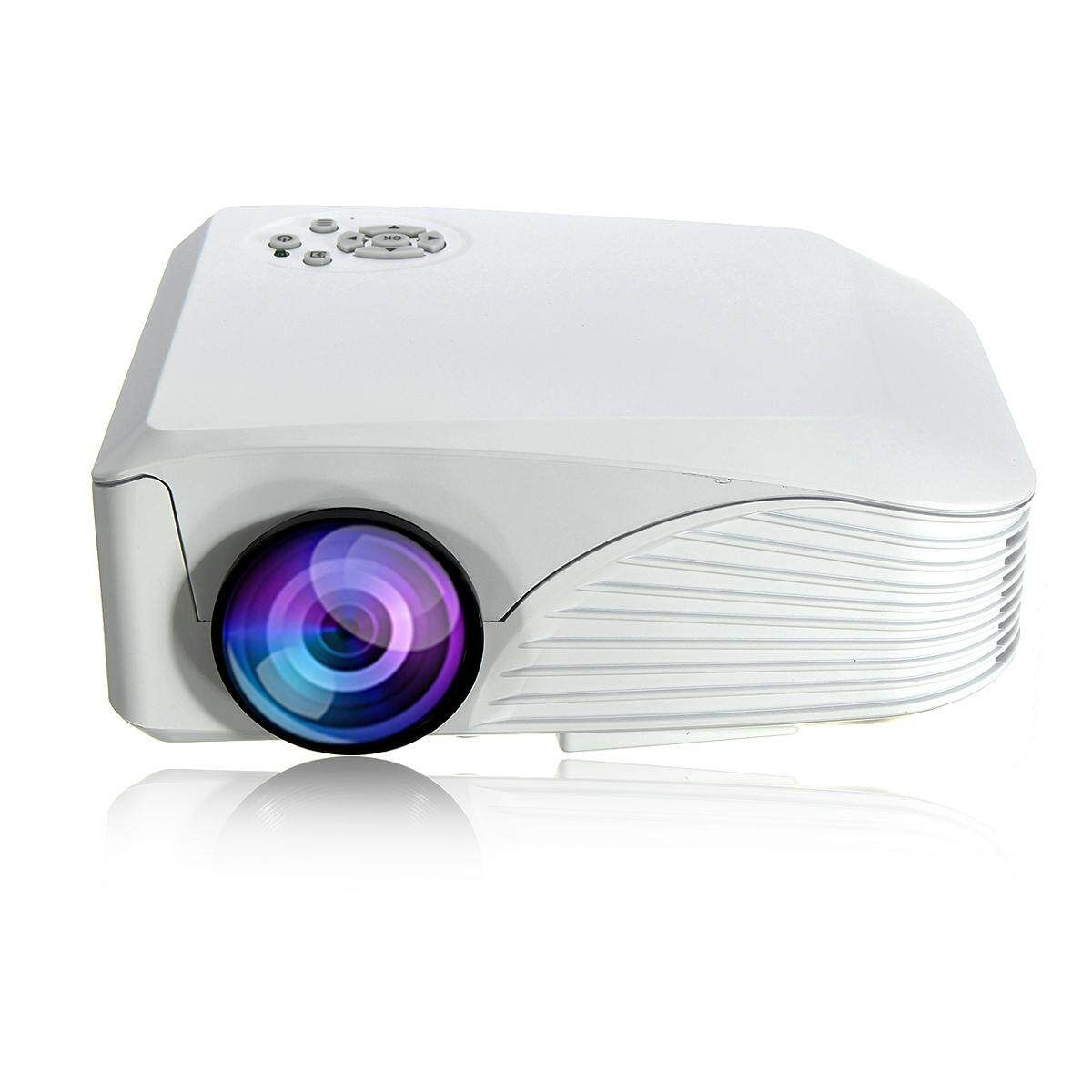 4000 Lumens 1080P HD Portable Projector 3D LED Multimedia USB Theater Cinema UK Plug Australian Regulations