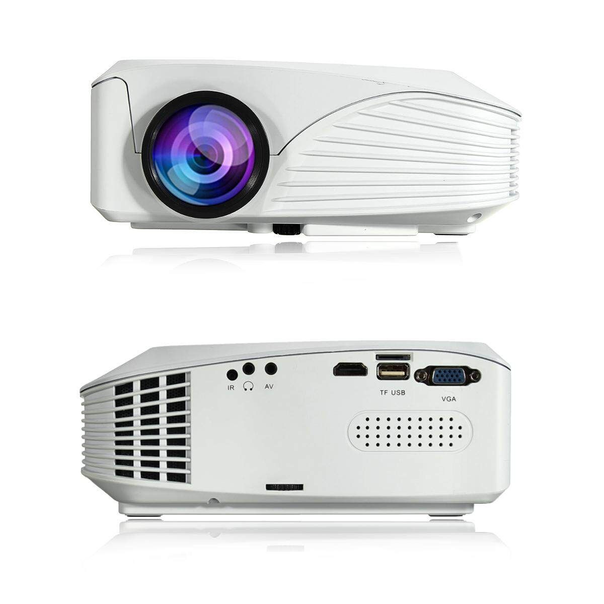 4000 Lumens 1080P HD Portable Projector 3D LED Multimedia USB Theater Cinema UK Plug Australian Regulations