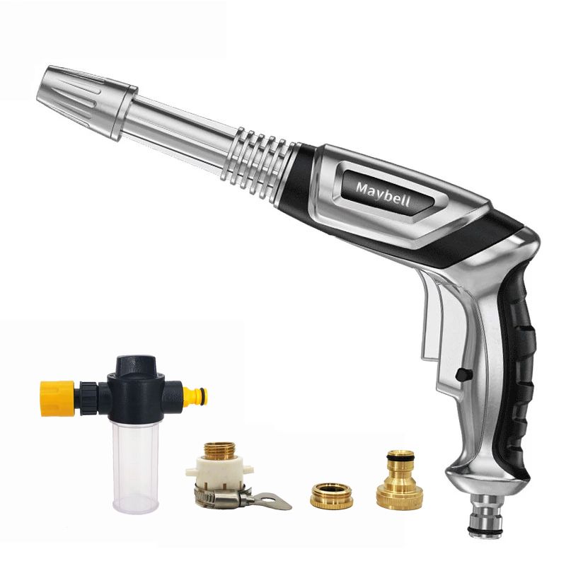 High Pressure Washer Water Gun Garden Hose Nozzle Spray For Water  Foam Pot Car Washing Sprinkler