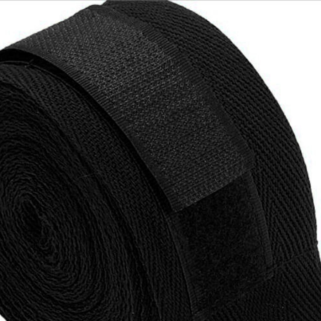 Cotton Boxing Hand Strap Wrap Bandage  For Sports Black