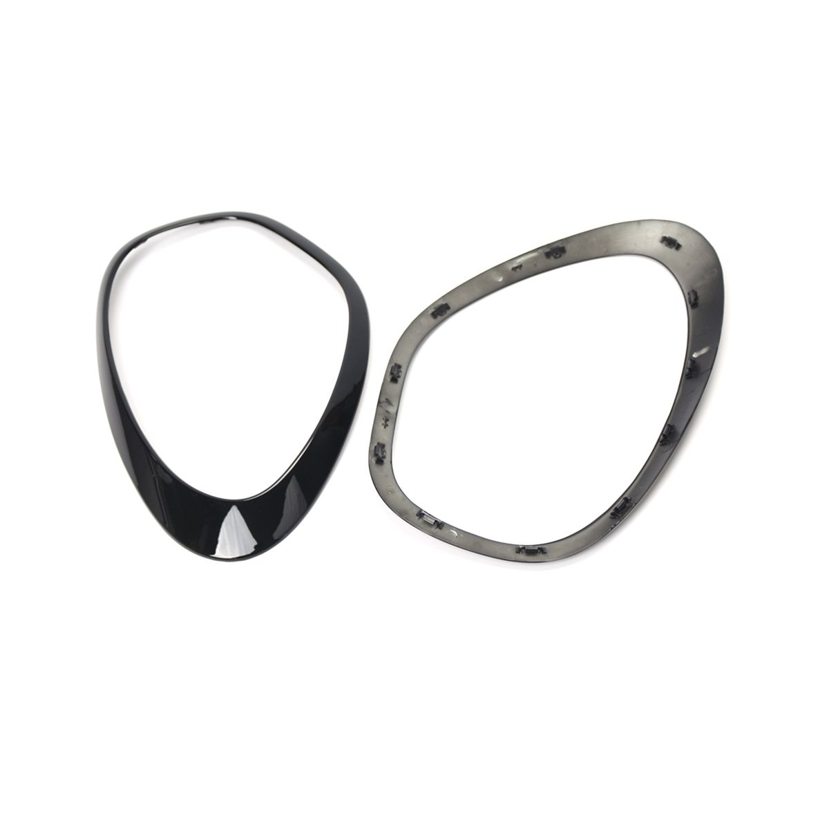 Headlight Trim Ring 2pcs Replacement For BMW MINI Cooper