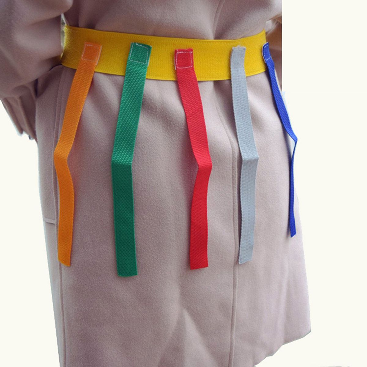 Sticky Tail Vest Toy Flexible Buckle Design Adjustable-Red