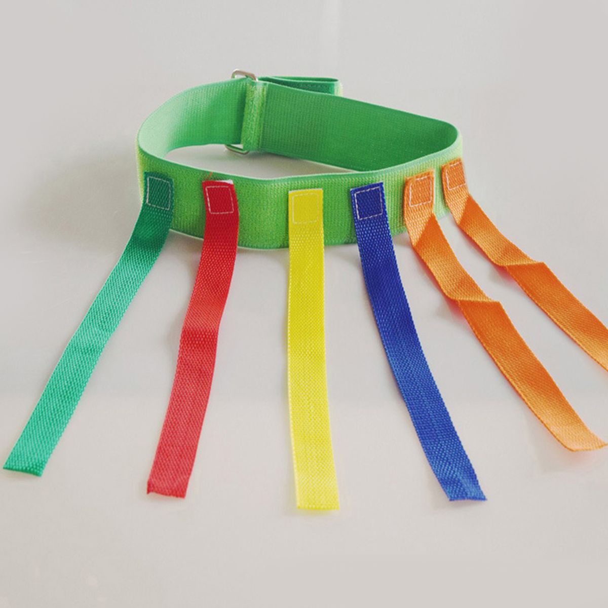 Sticky Tail Vest Toy Flexible Buckle Design Adjustable-Red