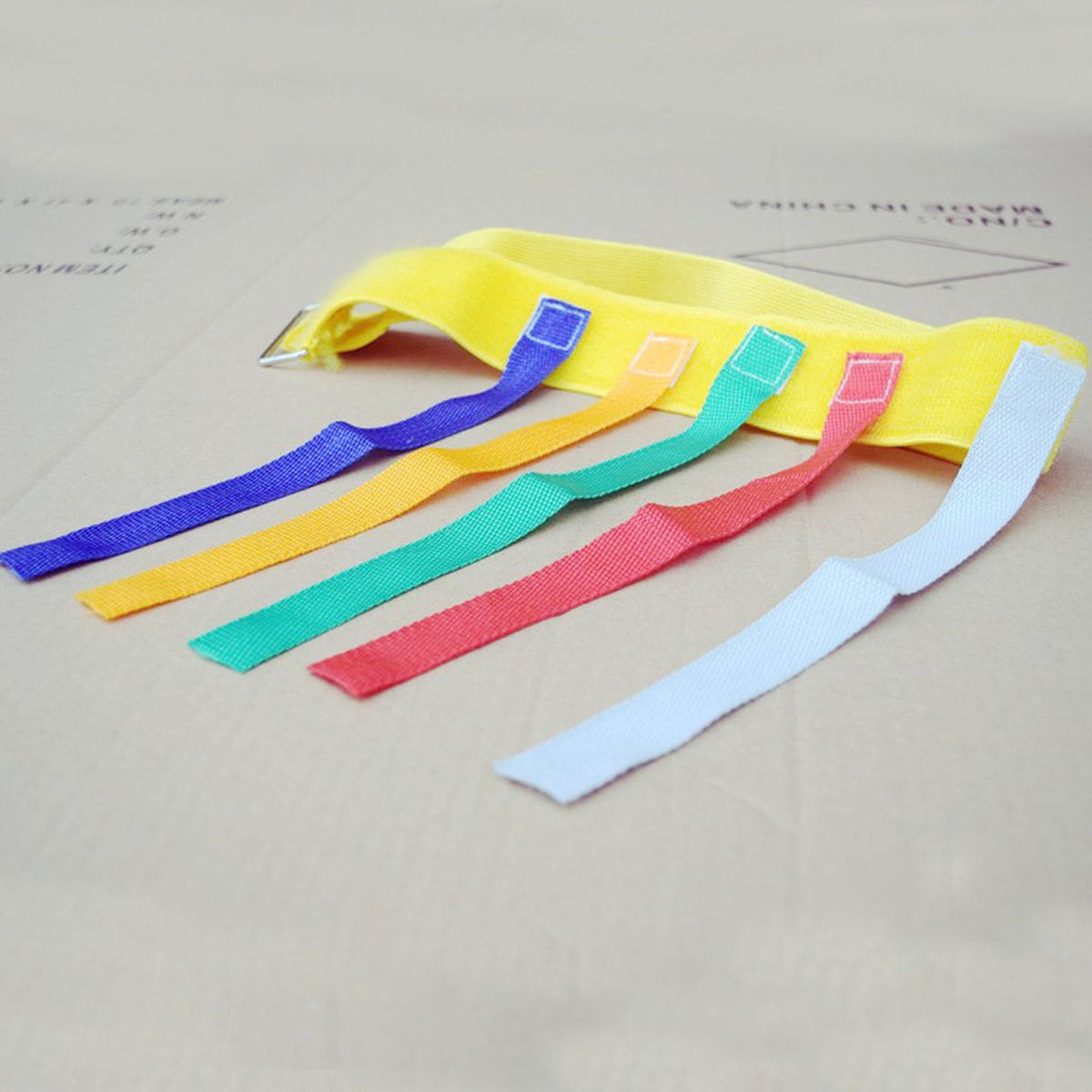 Sticky Tail Vest Toy Flexible Buckle Design Adjustable-Red