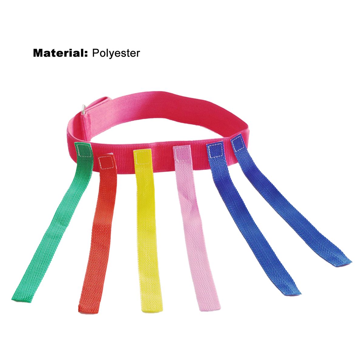 Sticky Tail Vest Toy Flexible Buckle Design Adjustable-Red