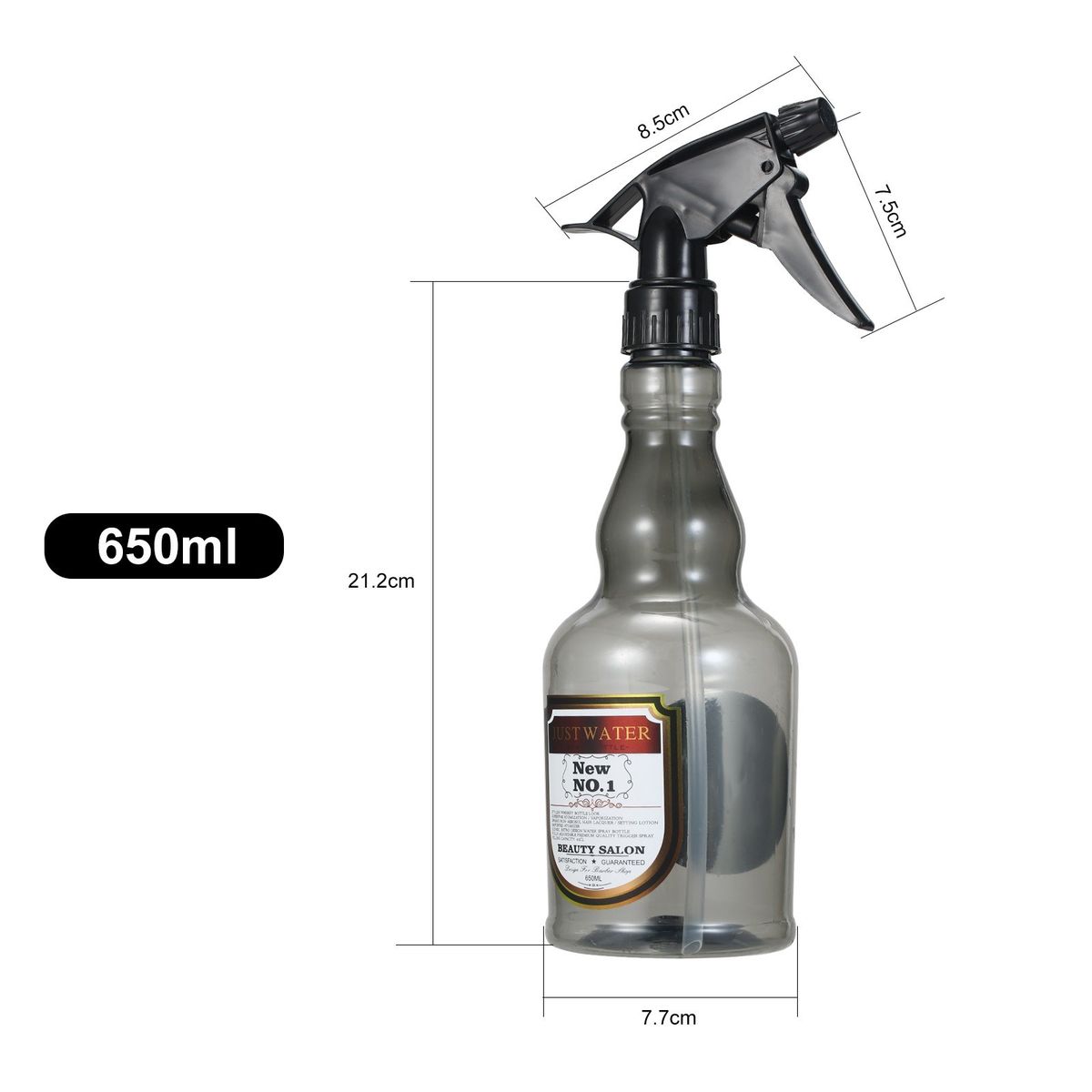 Empty Plastic Spray Bottle 650ml Refillable Spray Bottles