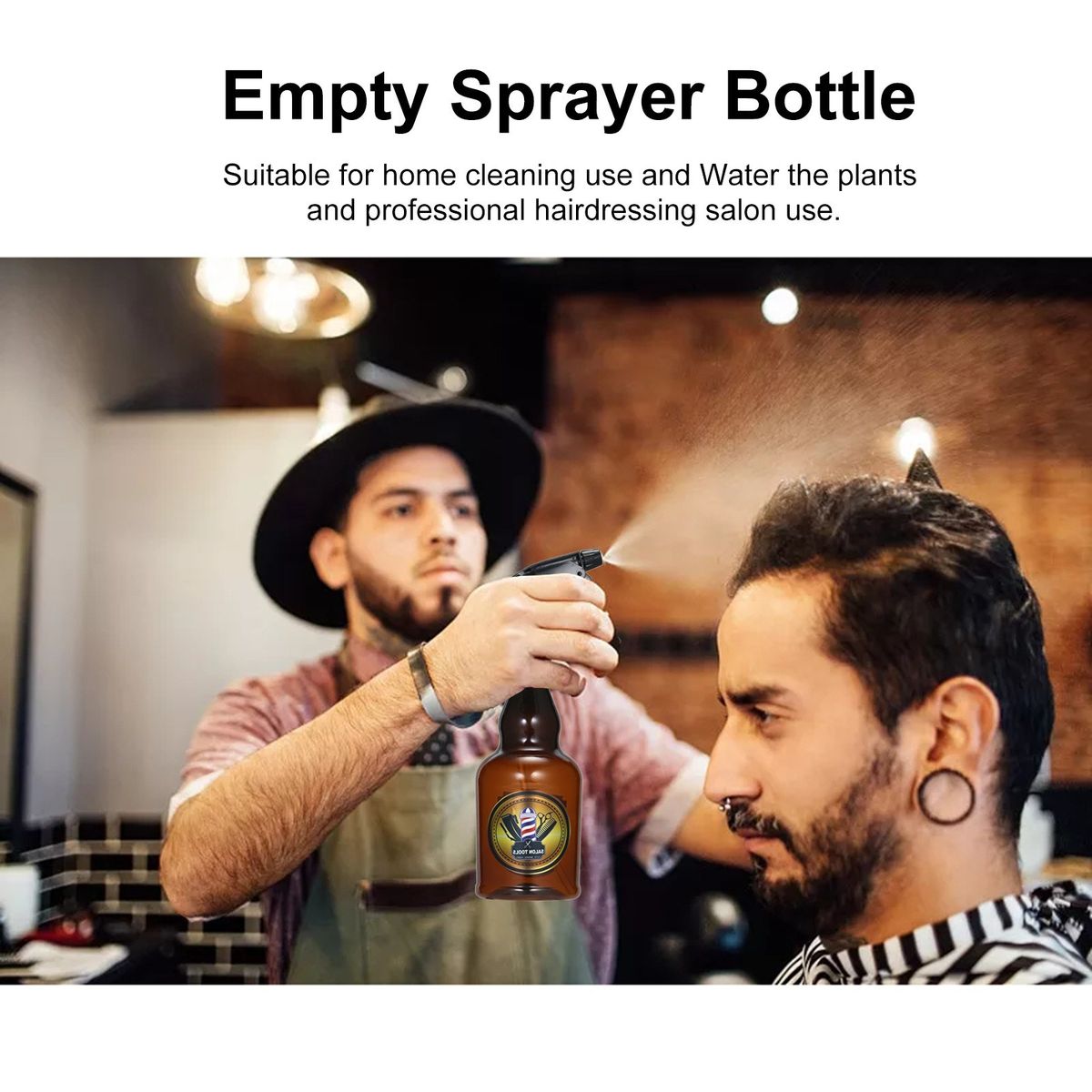 Empty Plastic Spray Bottle 650ml Refillable Spray Bottles