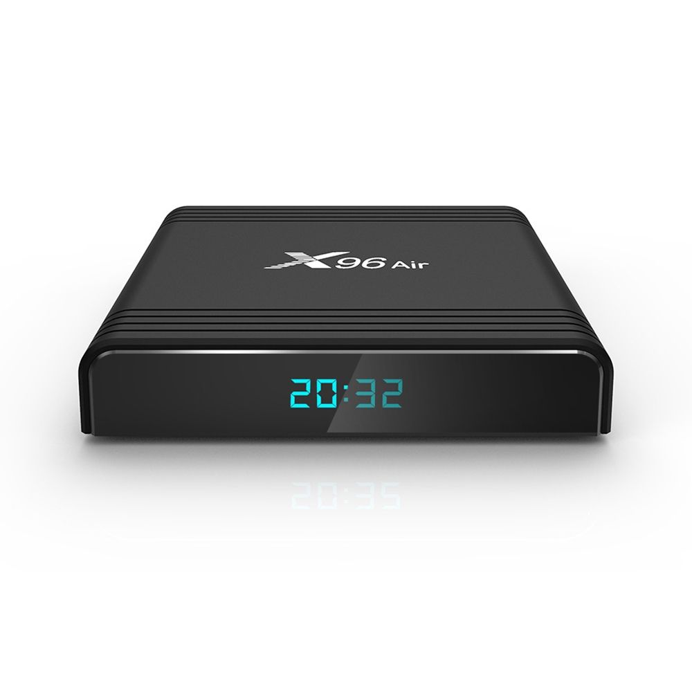 X96 Air 4K Smart TV BOX Android 9.0 Media Player Wtih Remote Control, Quad-core Amlogic S905X3, RAM: 4GB, ROM: 64GB, Dual Band WiFi, Bluetooth, UK Plug