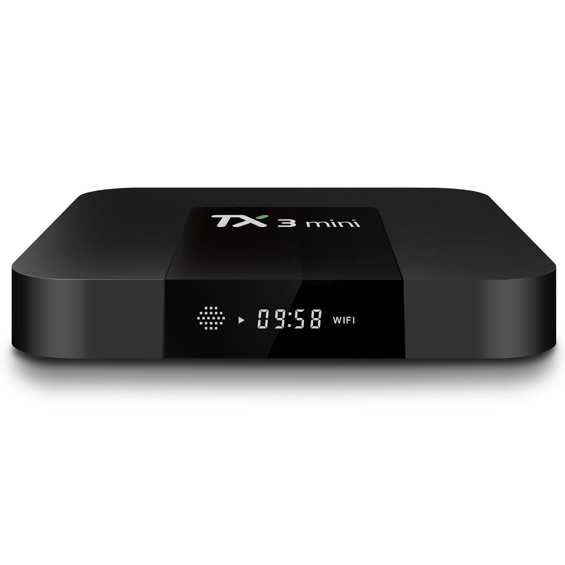 TX3 Mini 4K*2K Display HD Smart TV BOX Player With Remote Controller, Android 7.1 OS Amlogic S905W Up To 2.0 GHz, Quad Core ARM Cortex-A53, RAM: 2GB DDR3, ROM: 16GB, Supports WiFi & TF & AV In & DC In(Black)